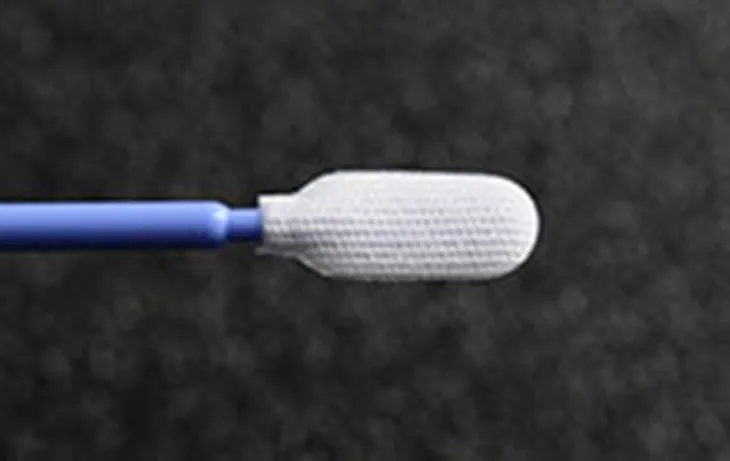 ब्लू लॉन्ग हैंडल पॉलिएस्टर ने स्वाब को इत्तला दे दी